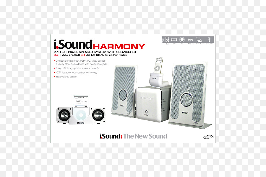 Колонки Isound Harmony，аудио PNG