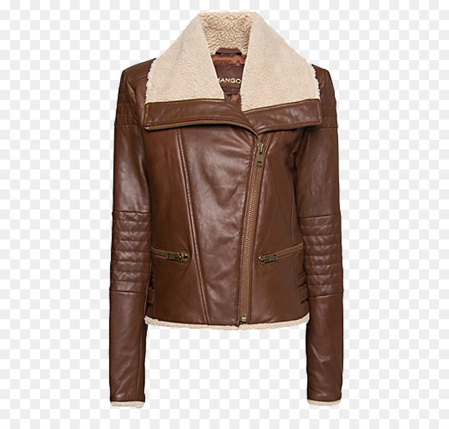 кожаная куртка，меховая одежда PNG