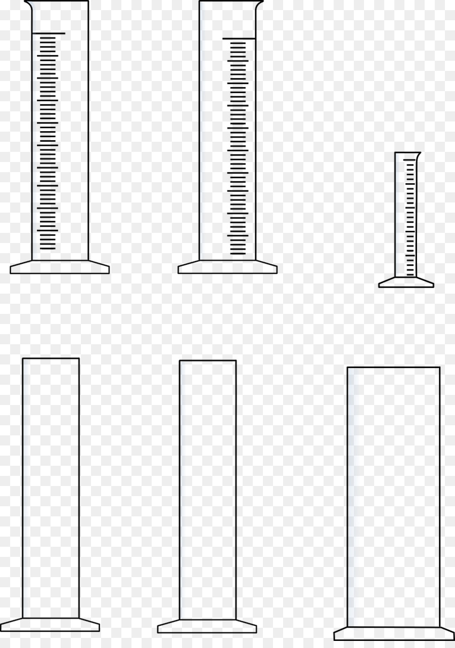 Мерный цилиндр рисунок