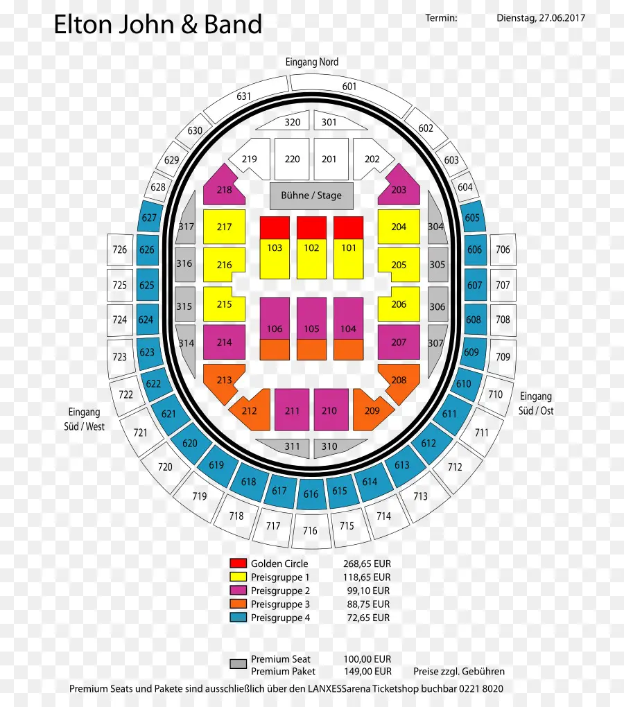 Lanxess Arena，позорный билеты пасть PNG