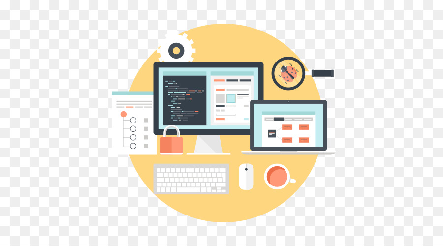 веб разработка，Разработка программного обеспечения PNG