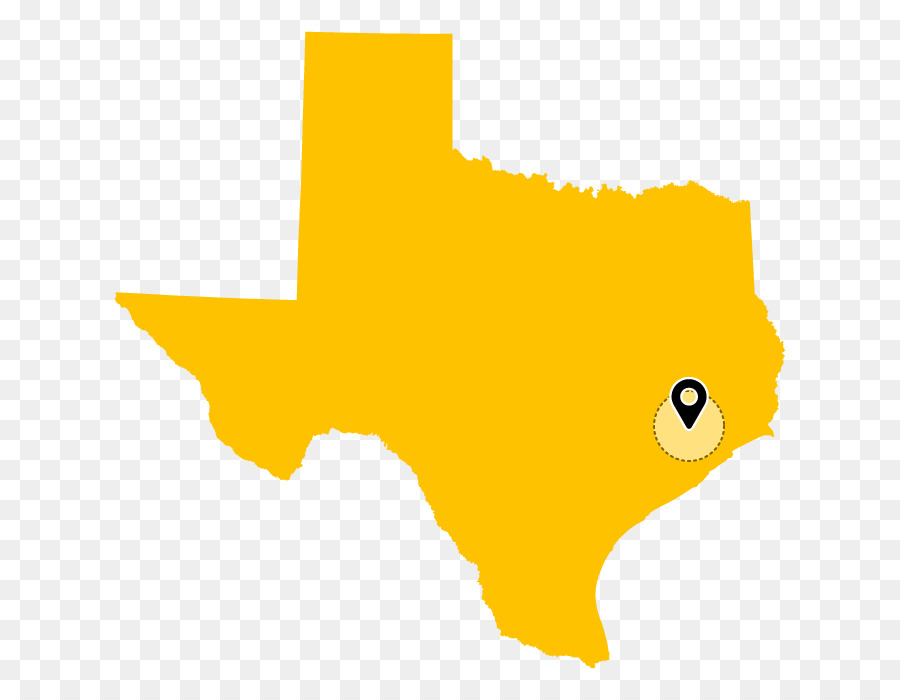 Техас，векторная карта PNG