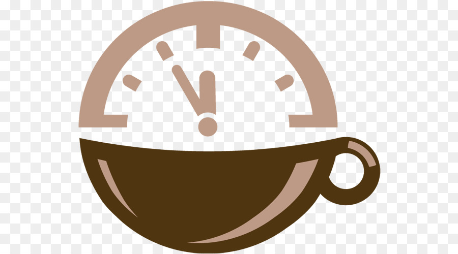 Часы с рисунком кофе