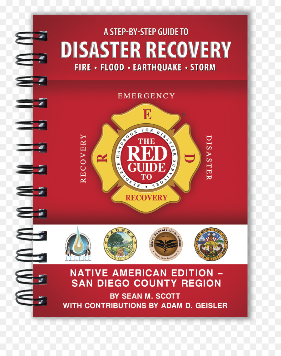 красный гид в справочнике восстановления ресурсов для жертв стихийных бедствий，книга PNG