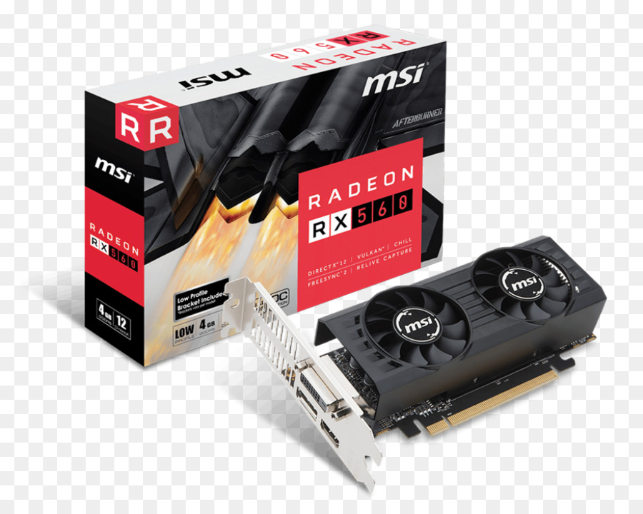 видеокарты видеоадаптеры，Msi с процессором Radeon Rх 560 Аэро ПК с Oc Gddr5 с интерфейсом Pcie Dvihdmidisplayport PNG