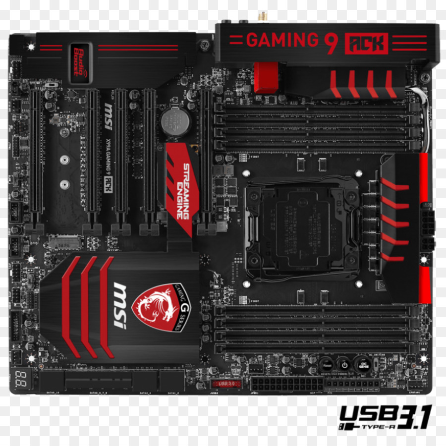 материнская плата，Msi X99s Gaming 7 PNG