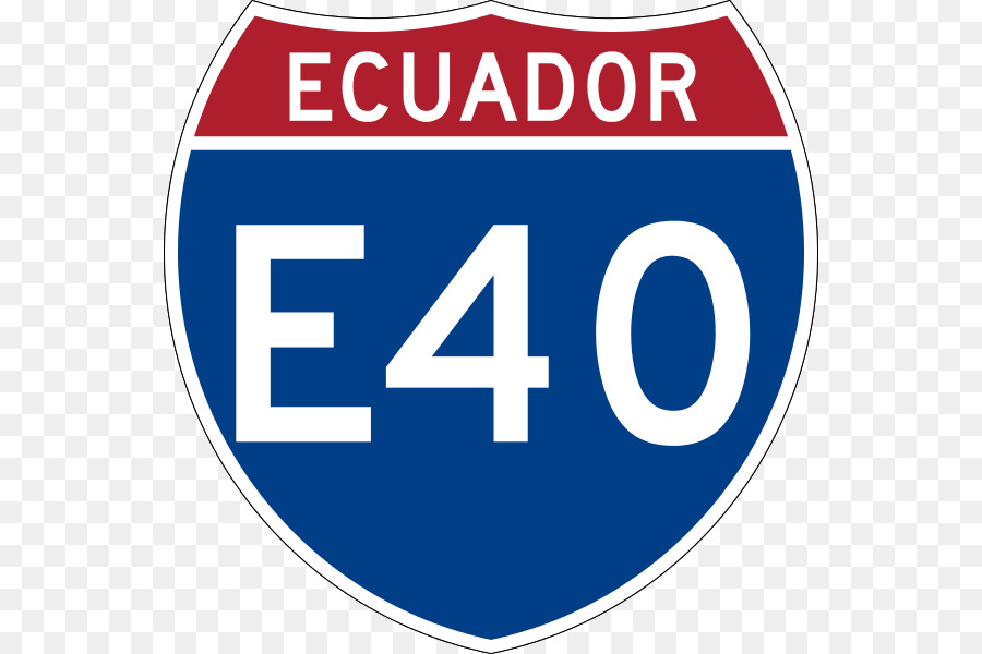 Е 40. Interstate 40. Э Экуадор.