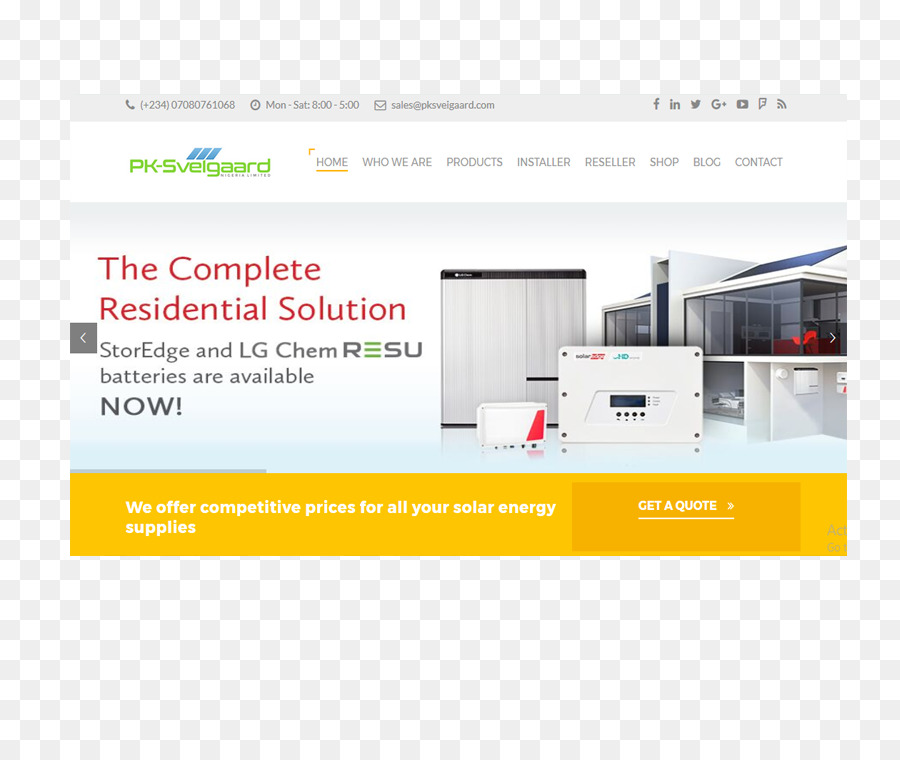 Solaredge，веб дизайн PNG