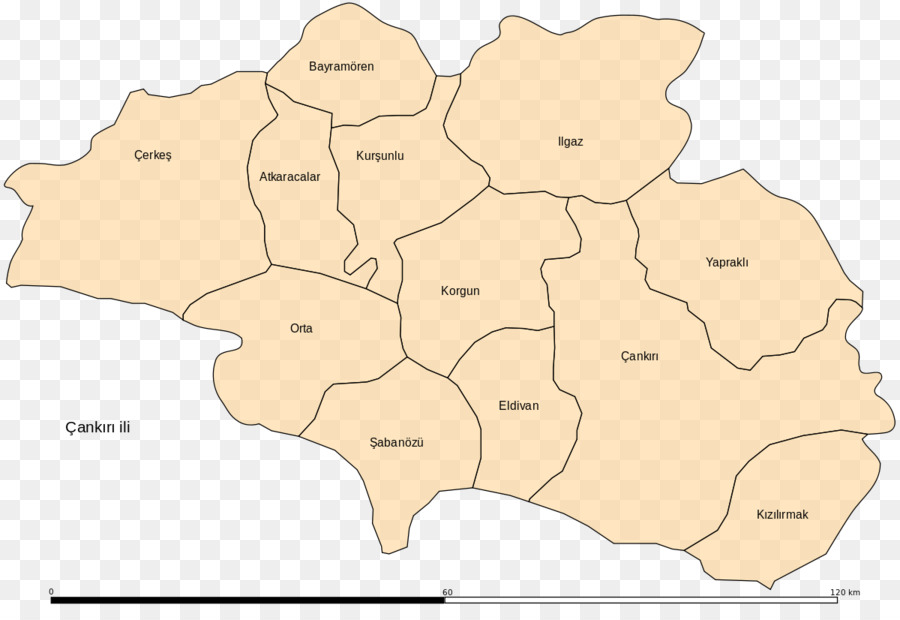 Cankiri，Map PNG