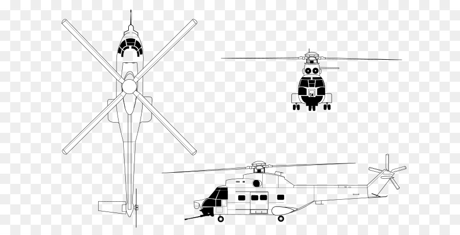Iar 330，Helicopter Rotor PNG