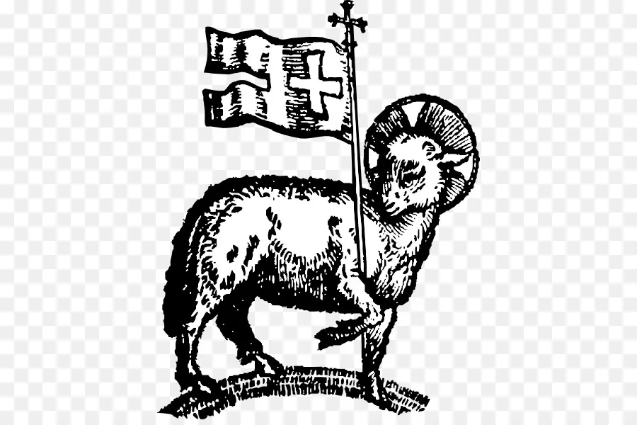 овцы，агнец Божий PNG