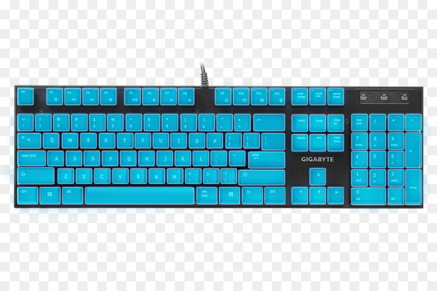 компьютерная клавиатура，силу гигабайт K83 игровой Tastatur PNG