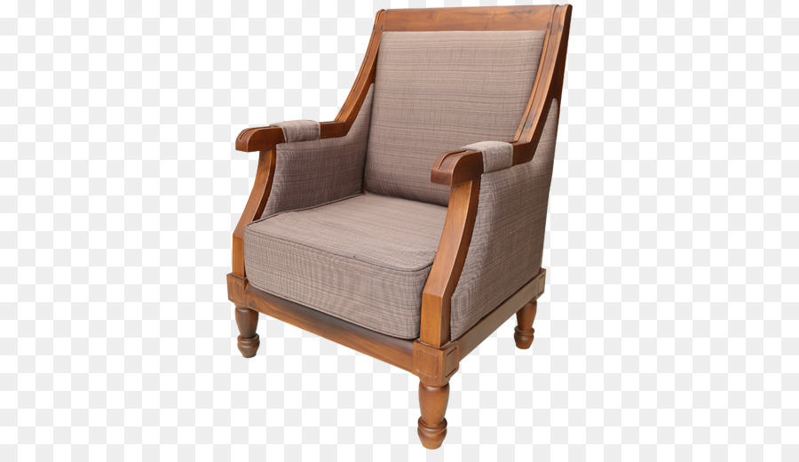 стул клуба，мебель из тикового дерева PNG