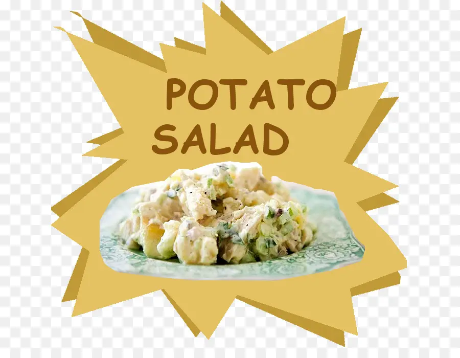 вегетарианская кухня，картофельный салат PNG