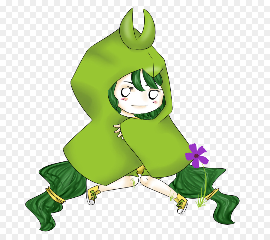 лягушка，цветущее растение PNG