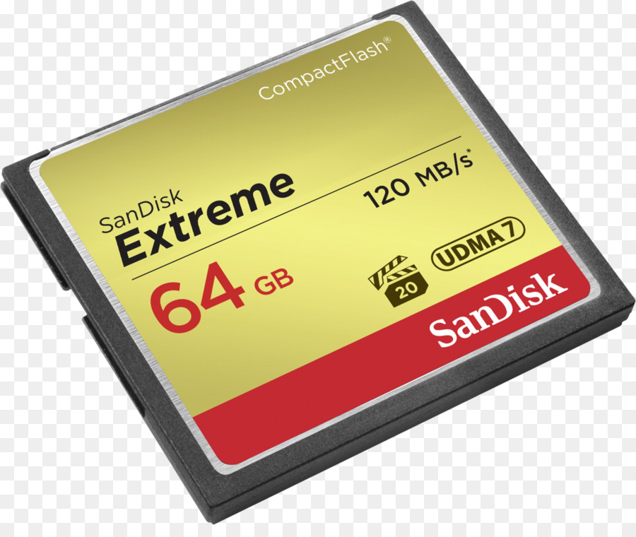 Карта Compactflash，Память PNG