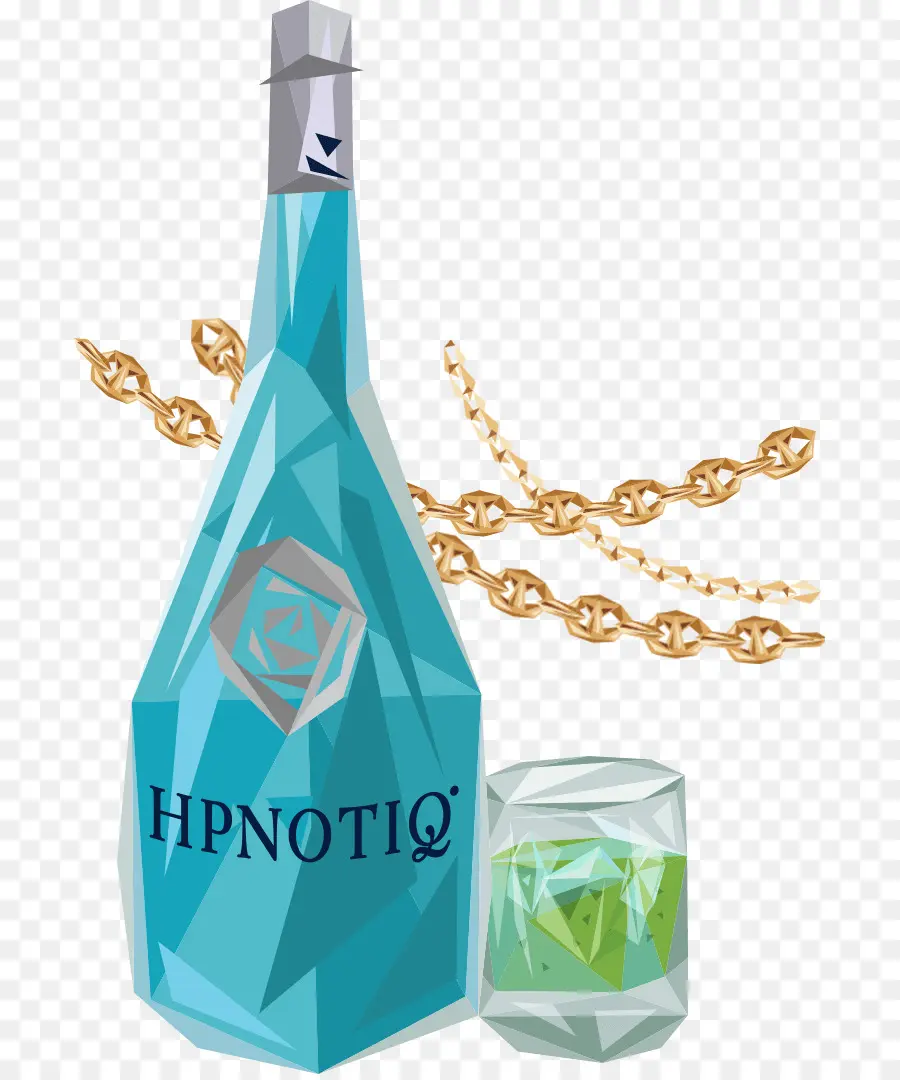 Бутылка Hpnotiq，ликер PNG