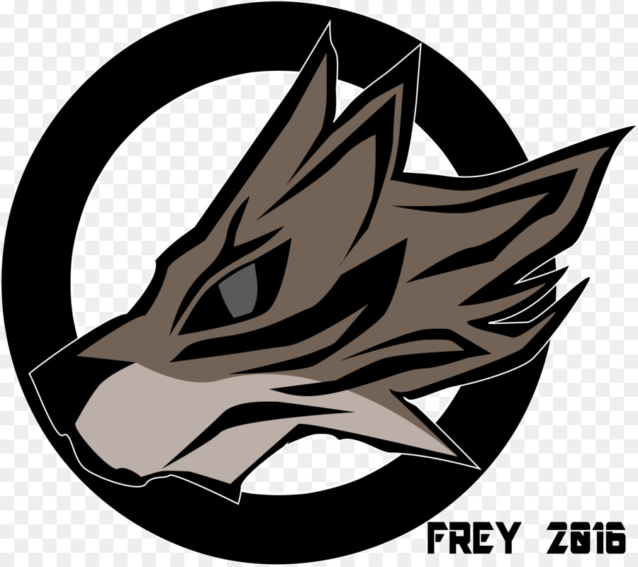 логотип，серый волк PNG