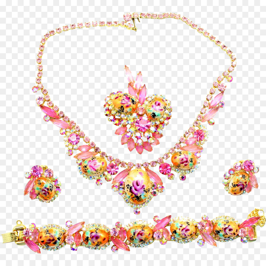 ожерелье，розовый M PNG