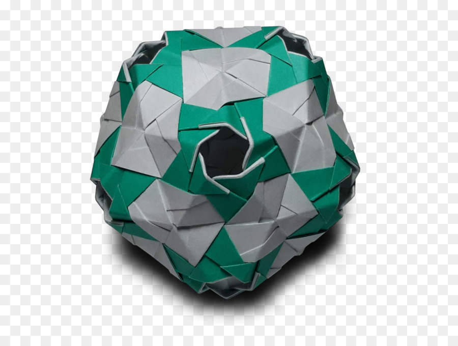 зеленый，оригами PNG