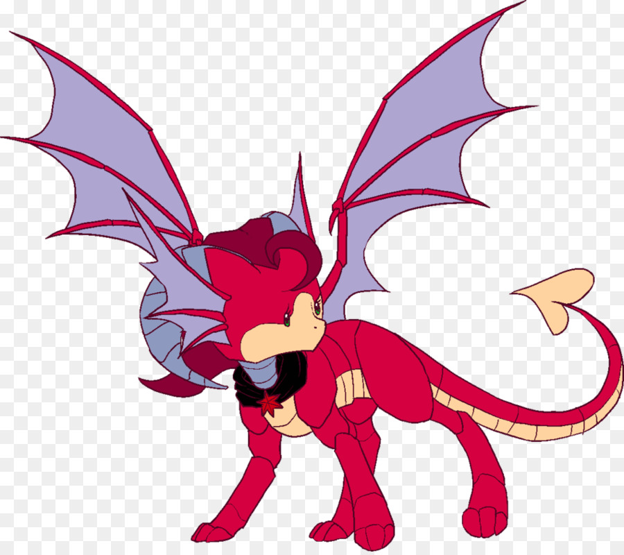 дракон，демон PNG
