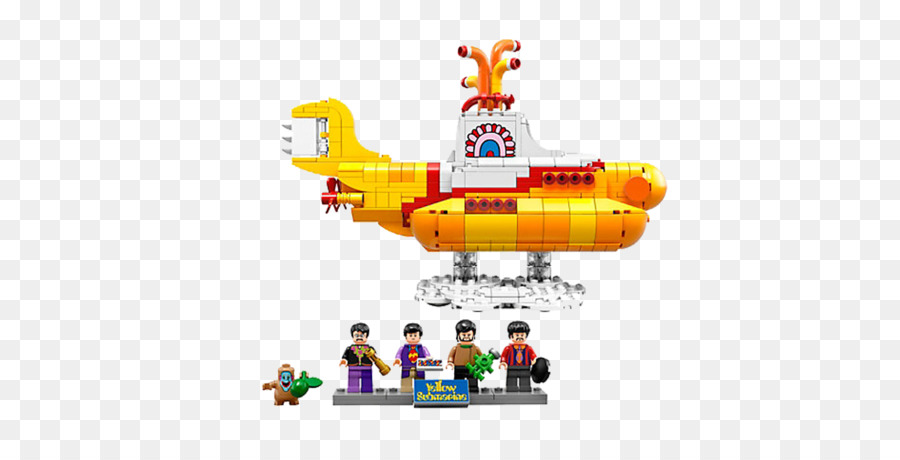 идеи Лего 21306 желтая подводная лодка，идеи Лего PNG