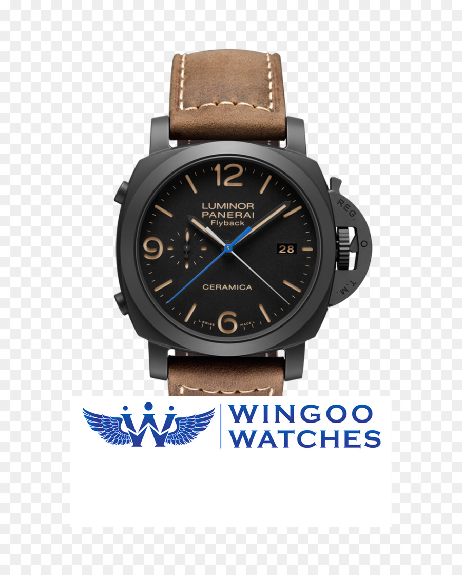 часы Panerai Luminor 1950 года 3 дней Chrono автоматический обратный ход керамика，панераи PNG