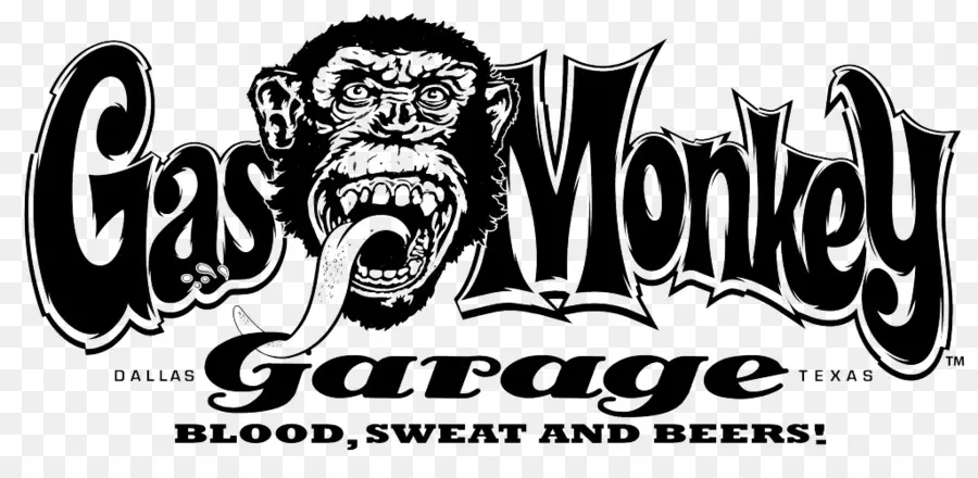 Логотип Gas Monkey Garage，обезьяна PNG