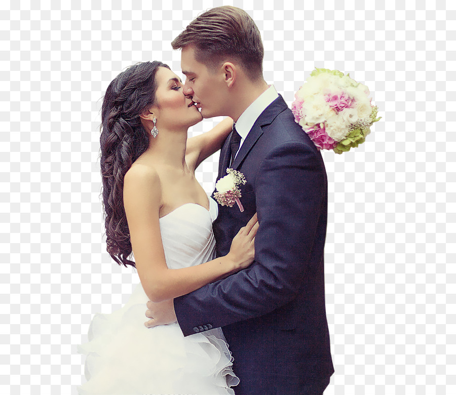 Свадебное фото жениха и невесты для фотошопа