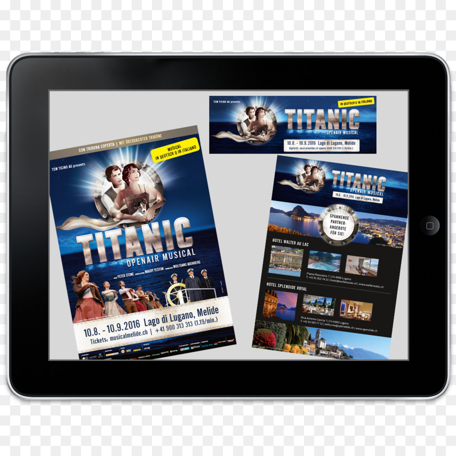 Титаник，дисплей рекламы PNG