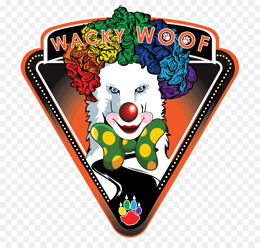 Updog clown. Clown Dog it. Woof PNG.