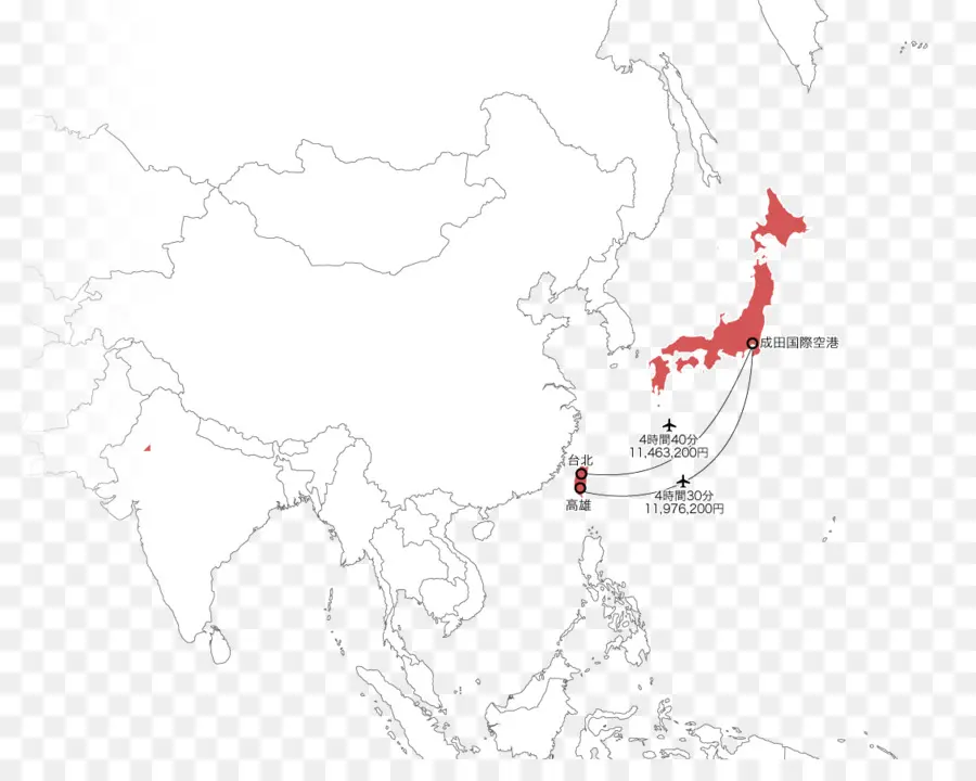 карте，Азии PNG