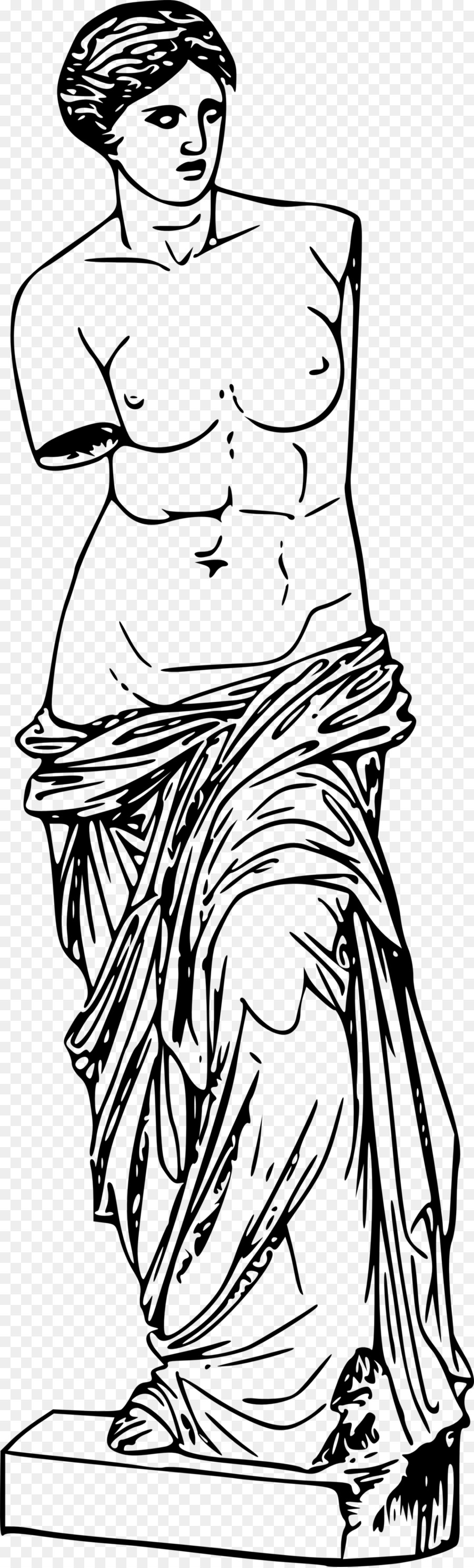 Афродита Венера Милосская рисунок