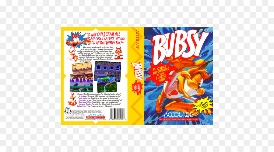 игре Bubsy в когти контактов опушенный вид，игре Bubsy 2 PNG