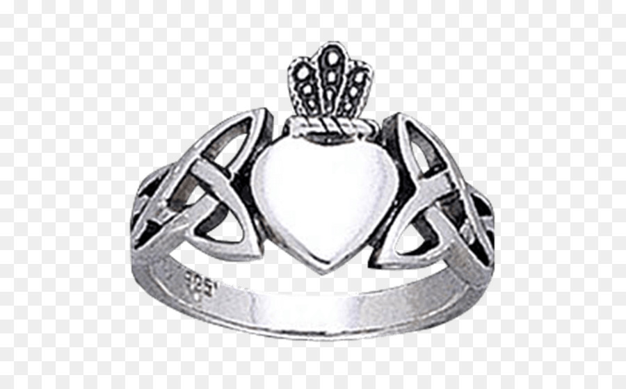кладдахское кольцо，серебро PNG
