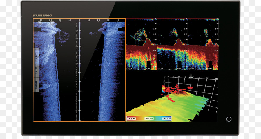 Дисплей сонара，экран PNG