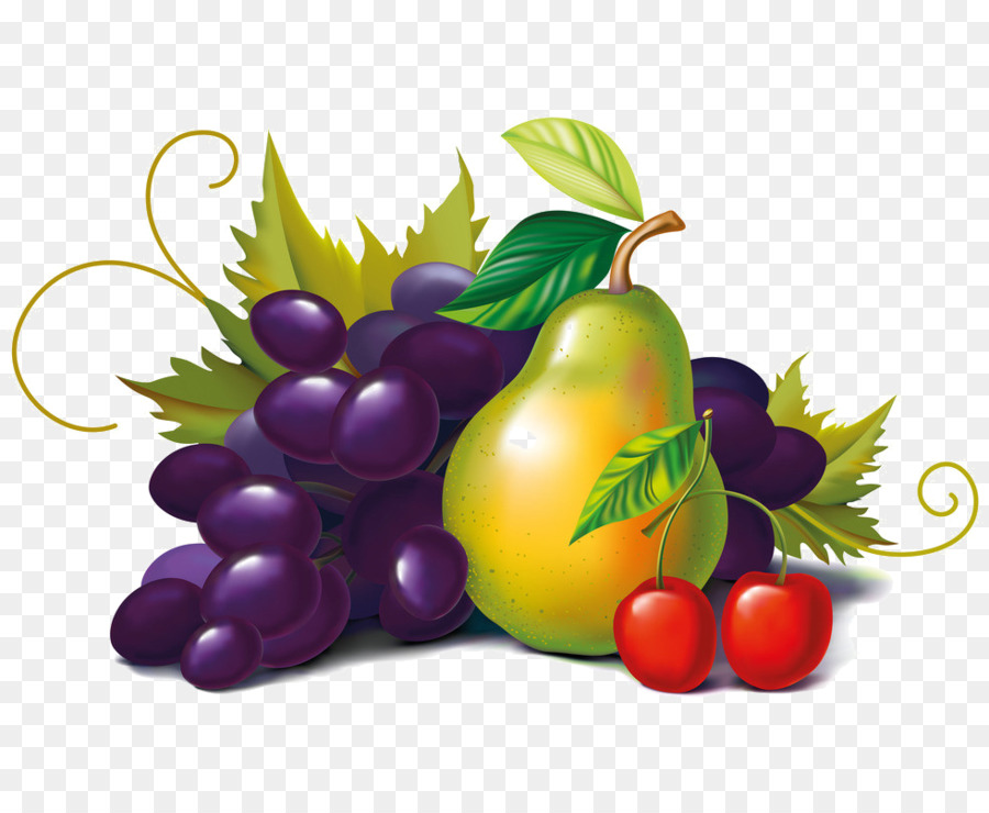 виноград，фруктовый салат PNG