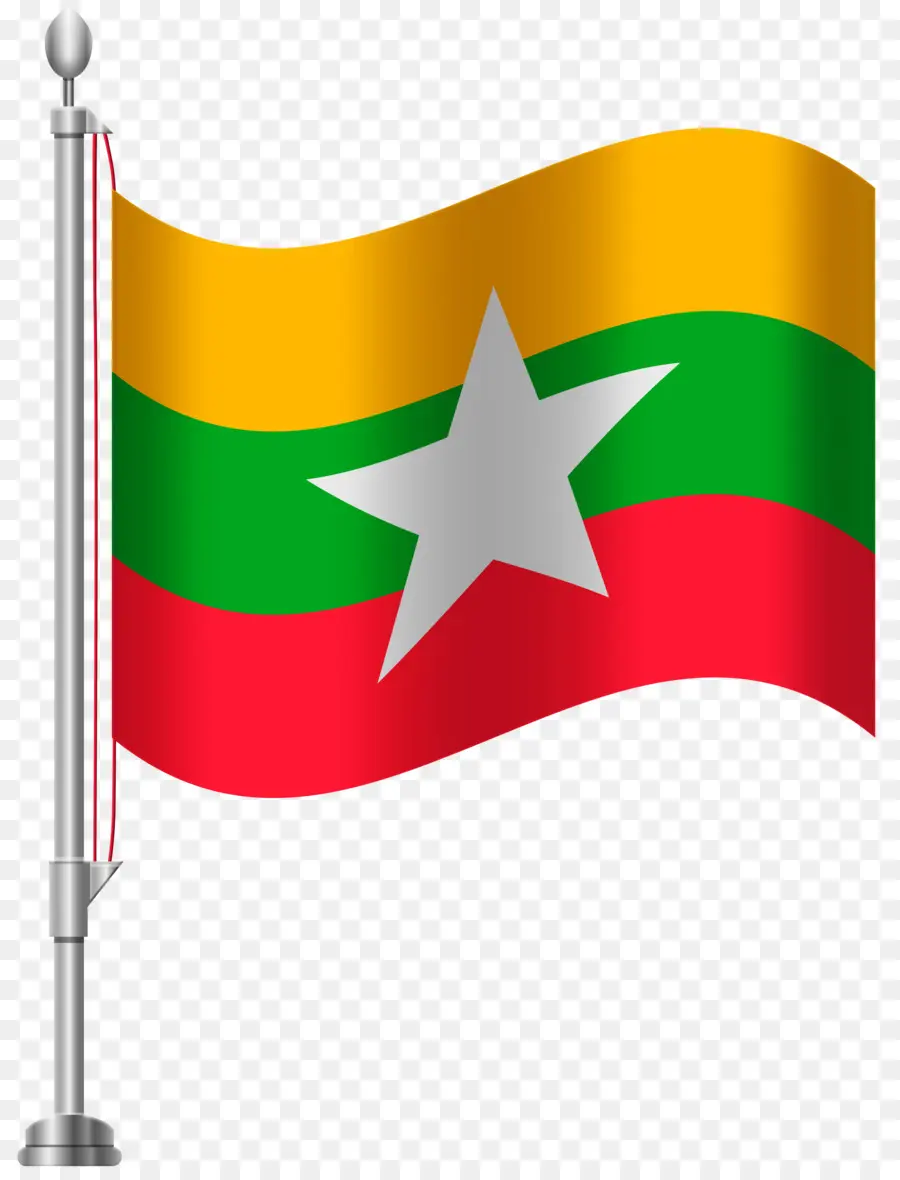 Бирма，флаг Мьянмы PNG