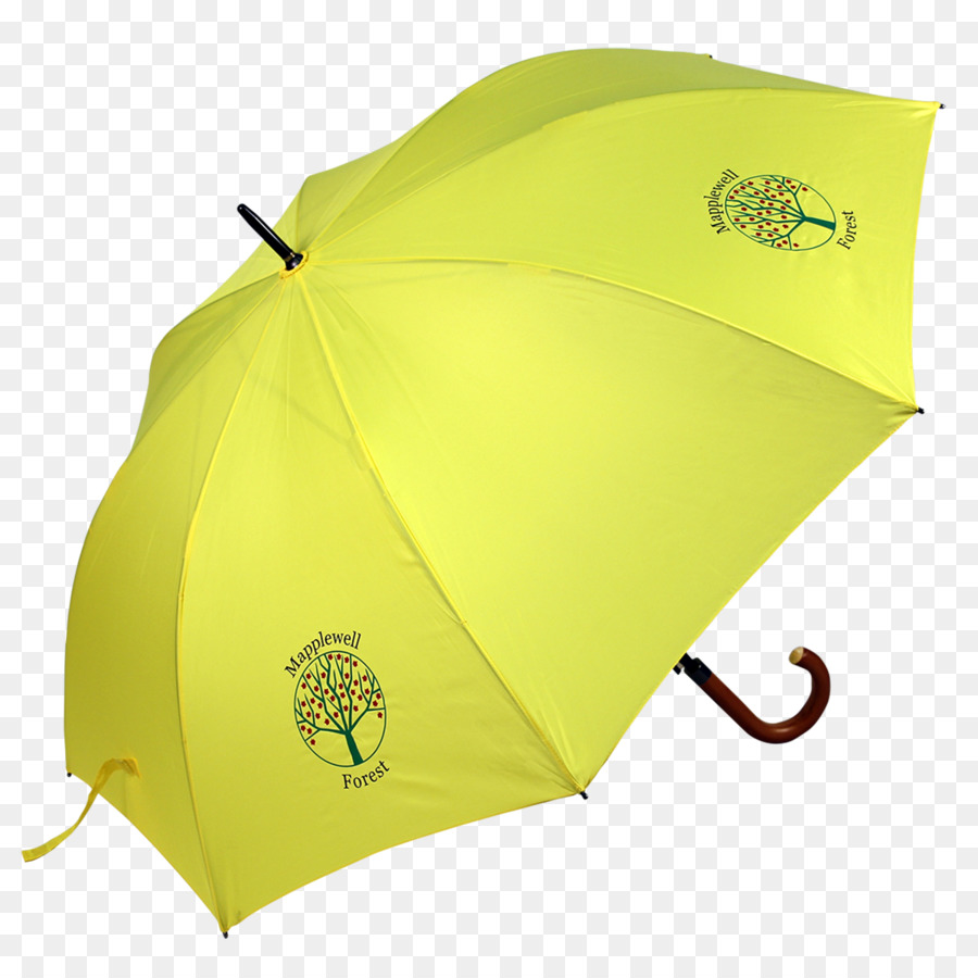 зонтик，желтый PNG