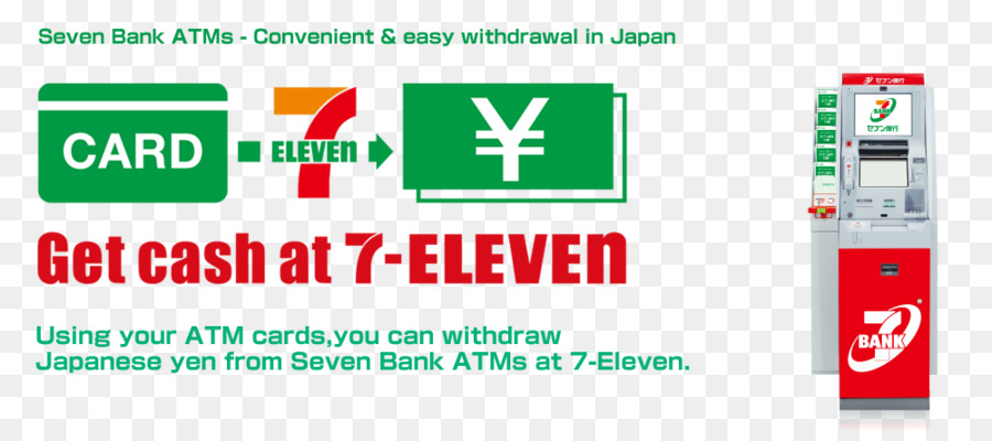 банкомат，7eleven PNG