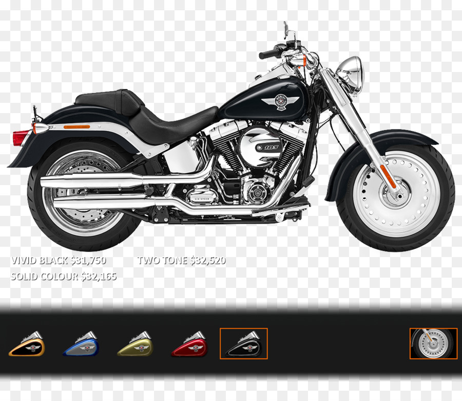 Harleydavidson，Harleydavidson Fat Boy Flstf PNG