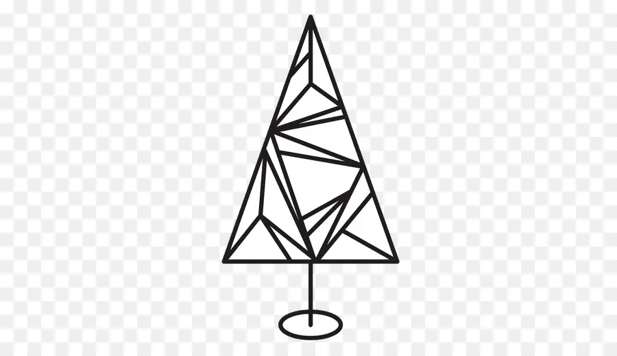 геометрия，Рождественская елка PNG