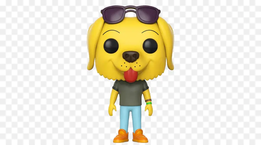 Желтая собака Funko Pop，собака PNG