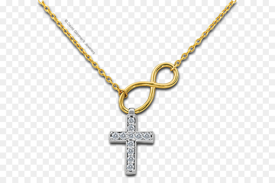 Цепочка символов. Chain with Cross PNG.