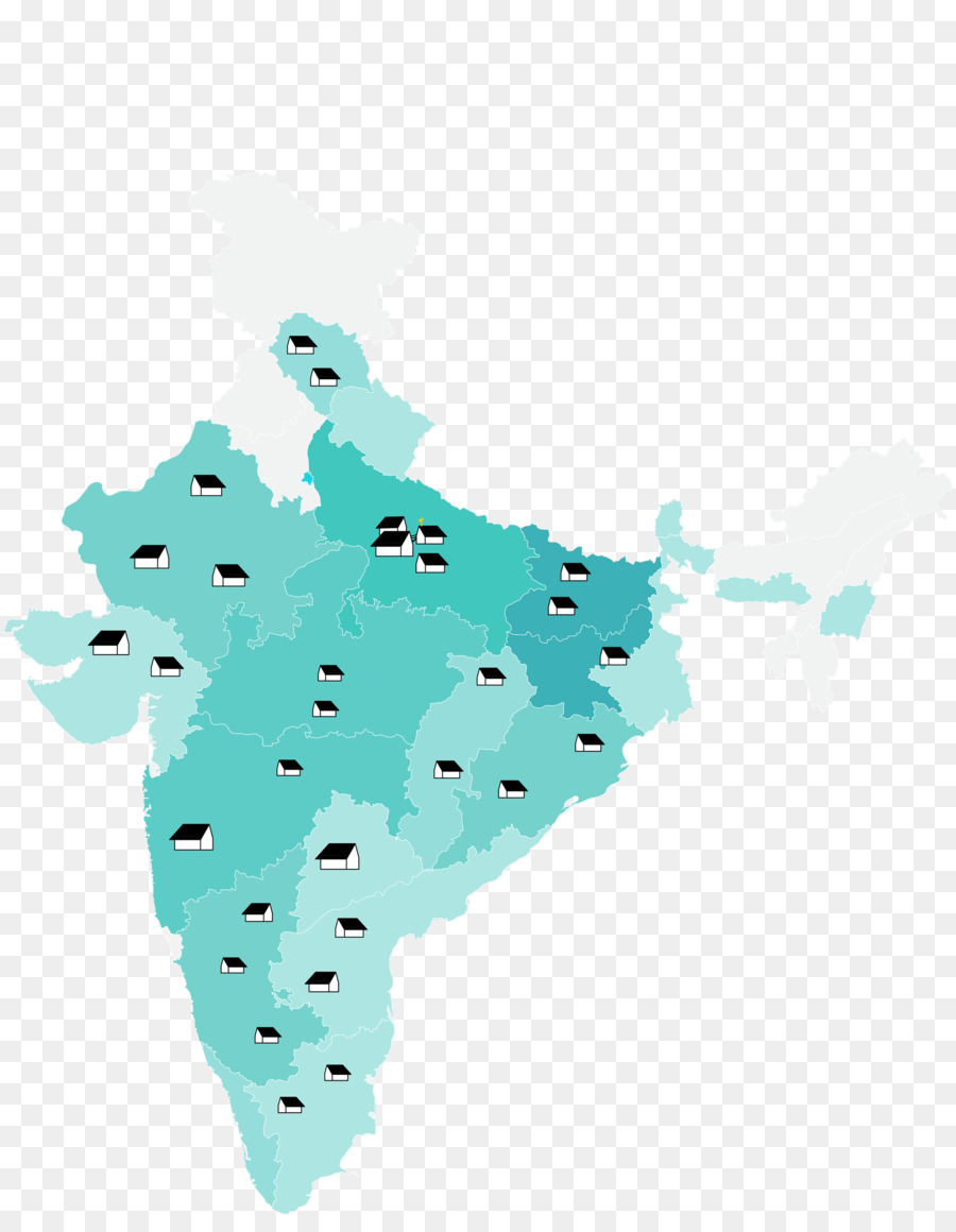 карте，демография Индии PNG