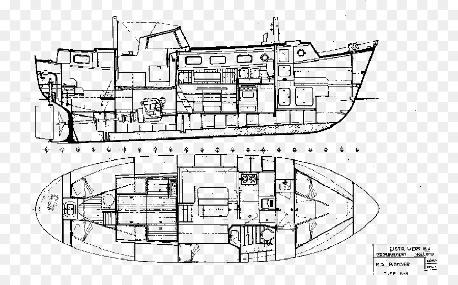 технический чертеж，военно морской архитектуры PNG