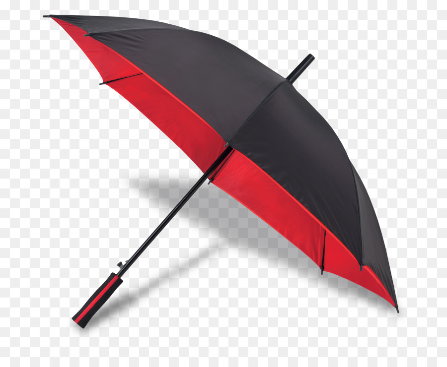 Зонт красный с черным