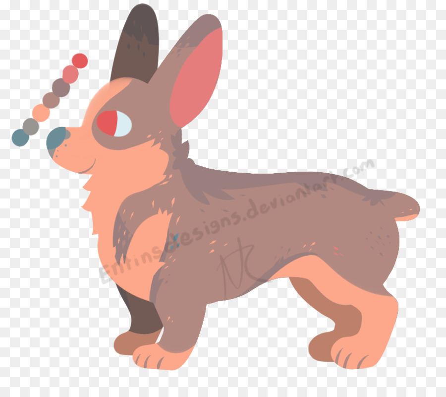 щенок，домашний кролик PNG
