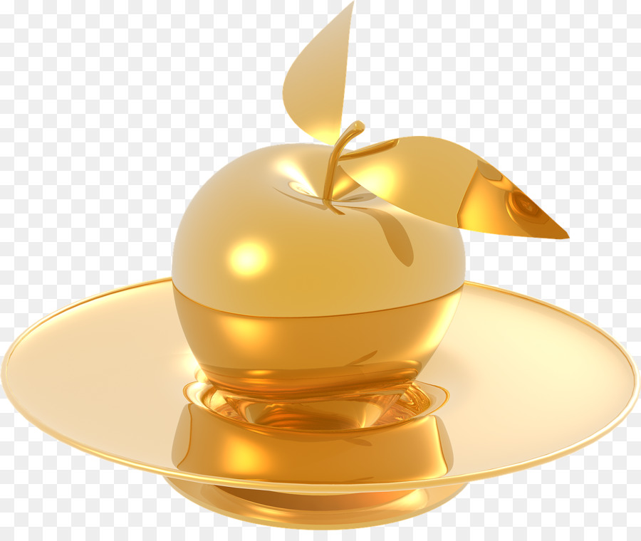 золотое яблоко，купертино PNG