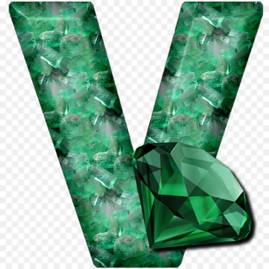 Emerald，алфавит PNG